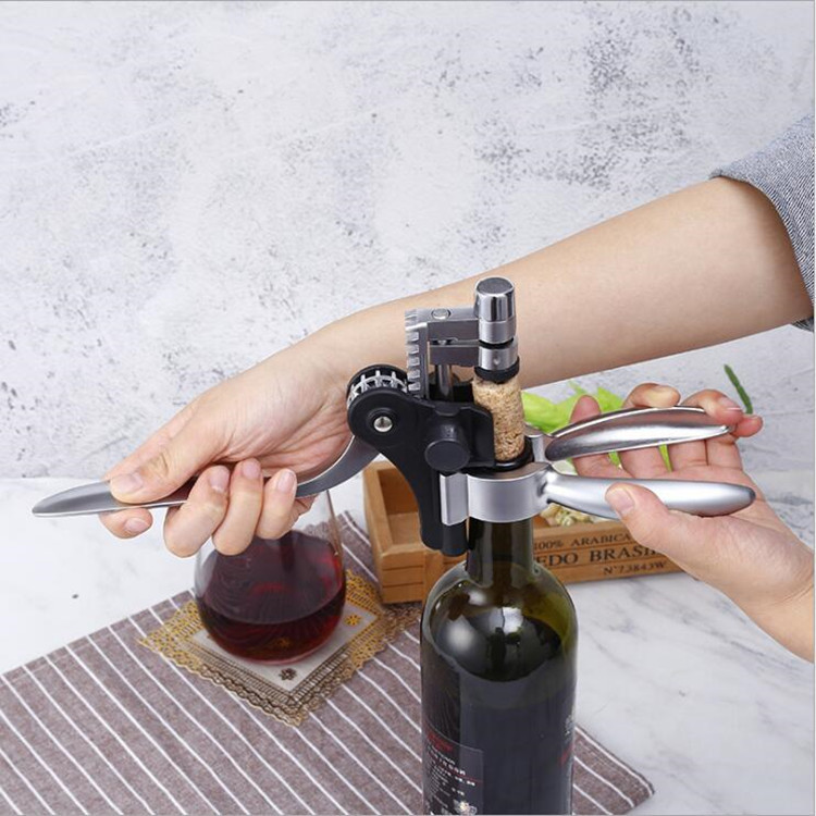 High Quality Luxury Stainless Steel Manual Rabbit Head Bottle Opener Rabbit Head Gift Box Packaging Bottle Opener