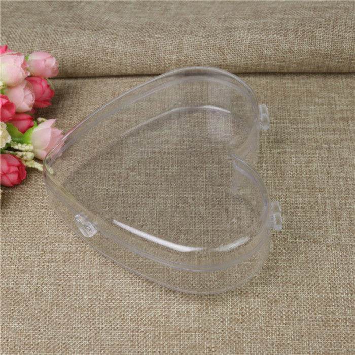 Love box transparent clamshell jewelry box Love box transparent clamshell jewelry box