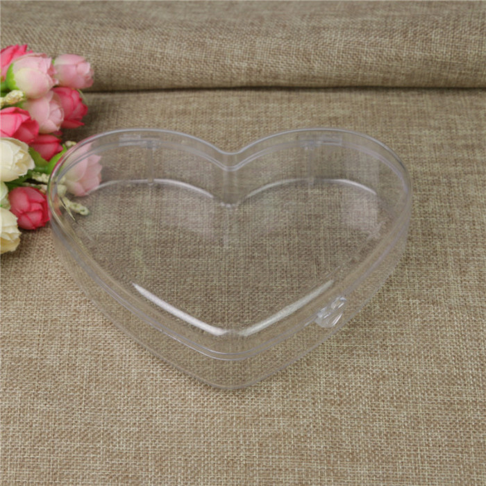 Love box transparent clamshell jewelry box Love box transparent clamshell jewelry box