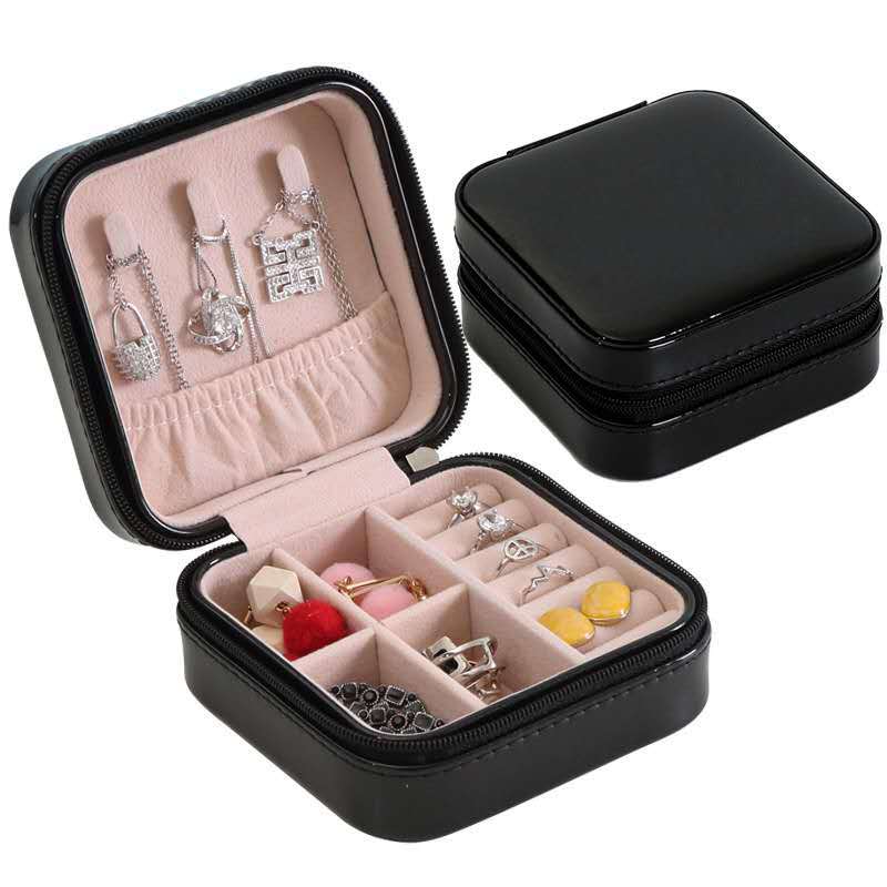Pu Single Layer Portable Jewelry Storage Small Jewelry Box Minimalist Creative Stud Earrings Earring Ring Jewelry Storage Box Pu Single Layer Portable Jewelry Storage Small Jewelry Box Minimalist Creative Stud Earrings Earring Ring Jewelry Storage Box