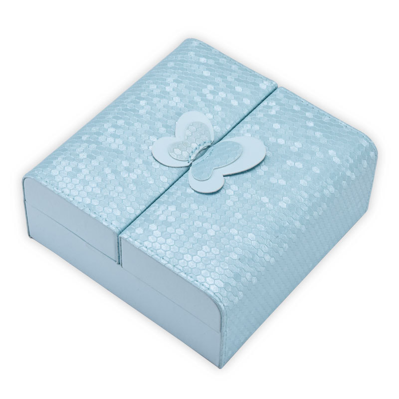 Portable jewelry box fashion leather jewelry box new jewelry box wholesale can be customized
