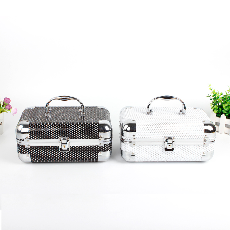 Double lock multi - functional jewelry box jewelry jewelry storage box