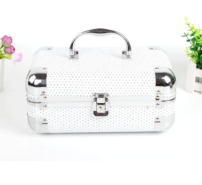 Double lock multi - functional jewelry box jewelry jewelry storage box Double lock multi - functional jewelry box jewelry jewelry storage box