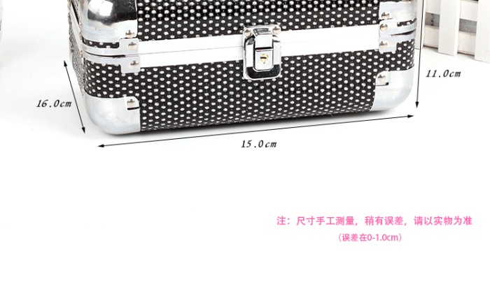 Double lock multi - functional jewelry box jewelry jewelry storage box Double lock multi - functional jewelry box jewelry jewelry storage box