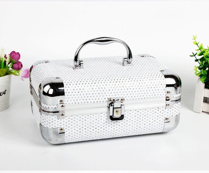 Double lock multi - functional jewelry box jewelry jewelry storage box Double lock multi - functional jewelry box jewelry jewelry storage box
