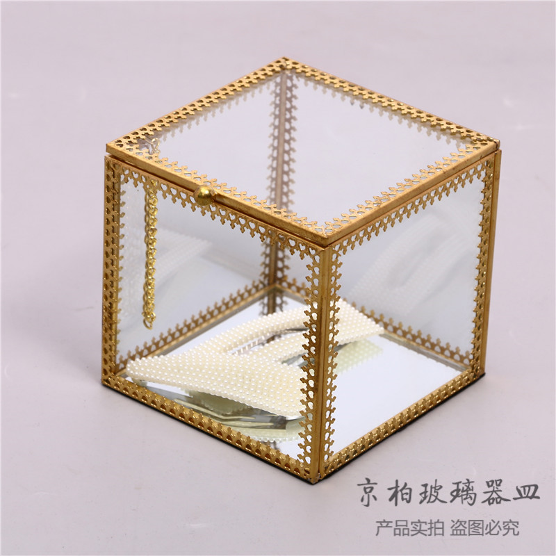 Glass Transparent Acrylic Cosmetics Storage Box Lipstick Storage Frame Lipstick Storage and Finishing Box
