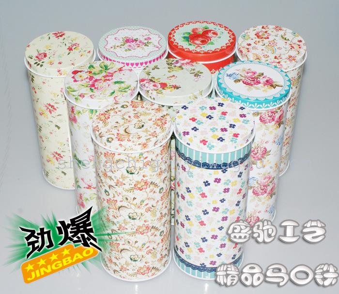 Creative horse tin box storage box on the peninsula round tank single cylinder barrel