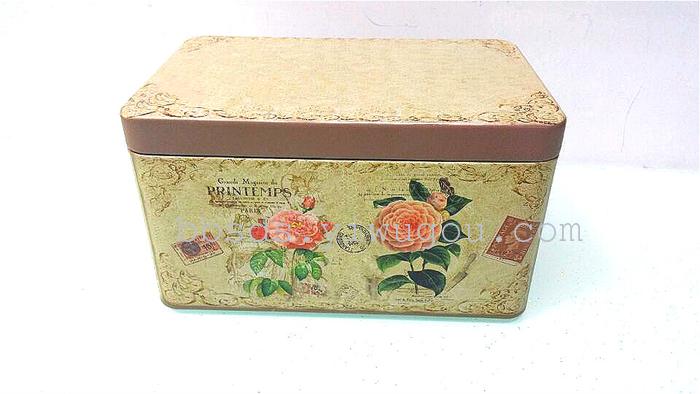 Factory direct classic printed tin box with gift box jewelry box cookie jar Factory direct classic printed tin box with gift box jewelry box cookie jar