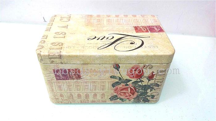 Factory direct classic printed tin box with gift box jewelry box cookie jar Factory direct classic printed tin box with gift box jewelry box cookie jar