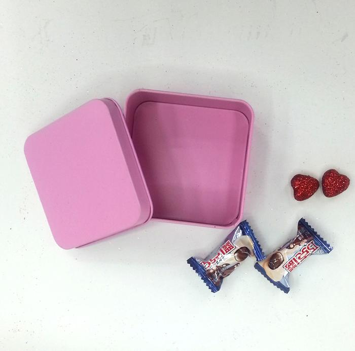 Exquisite gift box candy square tin box Exquisite gift box candy square tin box