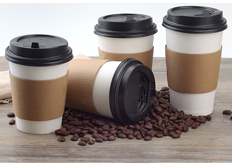 Thickened Disposable Coffee Milk Tea Soy Milk Hot Drink Paper Cup Takeaway Packing with Lid Cup Cover Paper Cup Customization Thickened Disposable Coffee Milk Tea Soy Milk Hot Drink Paper Cup Takeaway Packing with Lid Cup Cover Paper Cup Customization