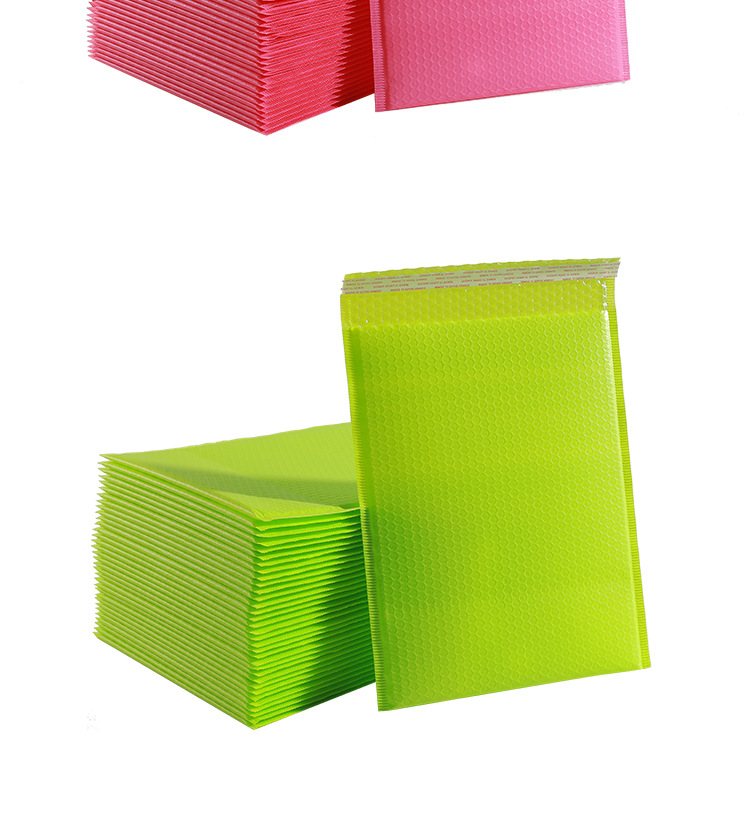 Bubble Envelope Bag Thickened Extruded Poly Bubble Mailer Clothes Clothing Packing Bag Color Foam Packaging Bag Customization