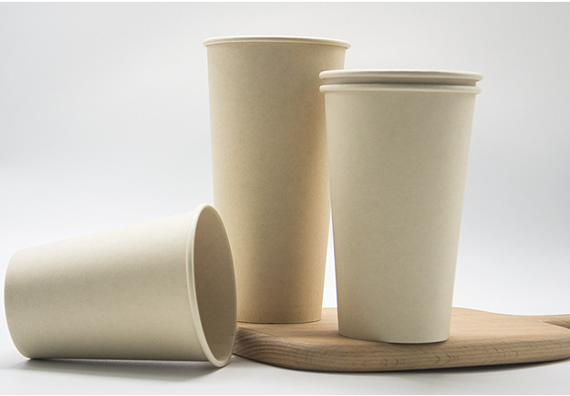 Disposable Milk Tea And Coffee Cups With Lid Customized Thickened Cool Drinks Cup Take-Out Catering Kraft Paper Cup