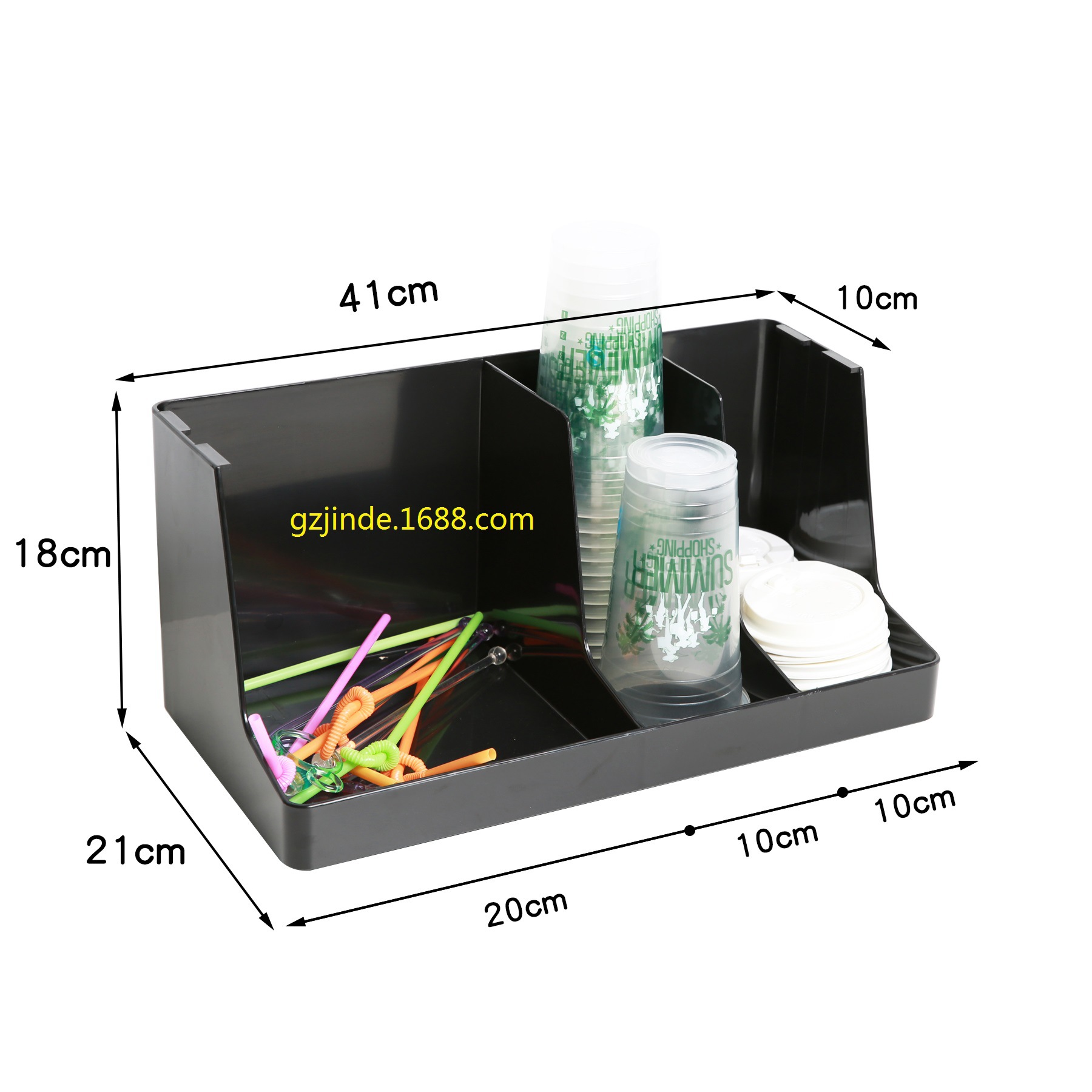 Paper Cup Holder Cup Puller Disposable Coffee Cup Holder Milk Tea Shop Supplies Storage Shelf Cup Dispenser Cup Lid Straw Box