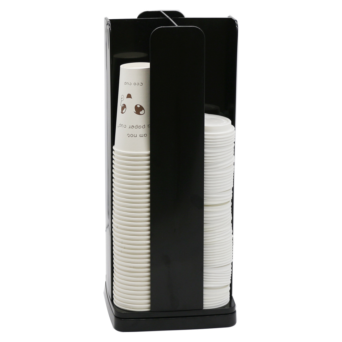 Paper Cup Holder Cup Puller Disposable Coffee Cup Holder Milk Tea Shop Supplies Storage Shelf Cup Dispenser Cup Lid Straw Box