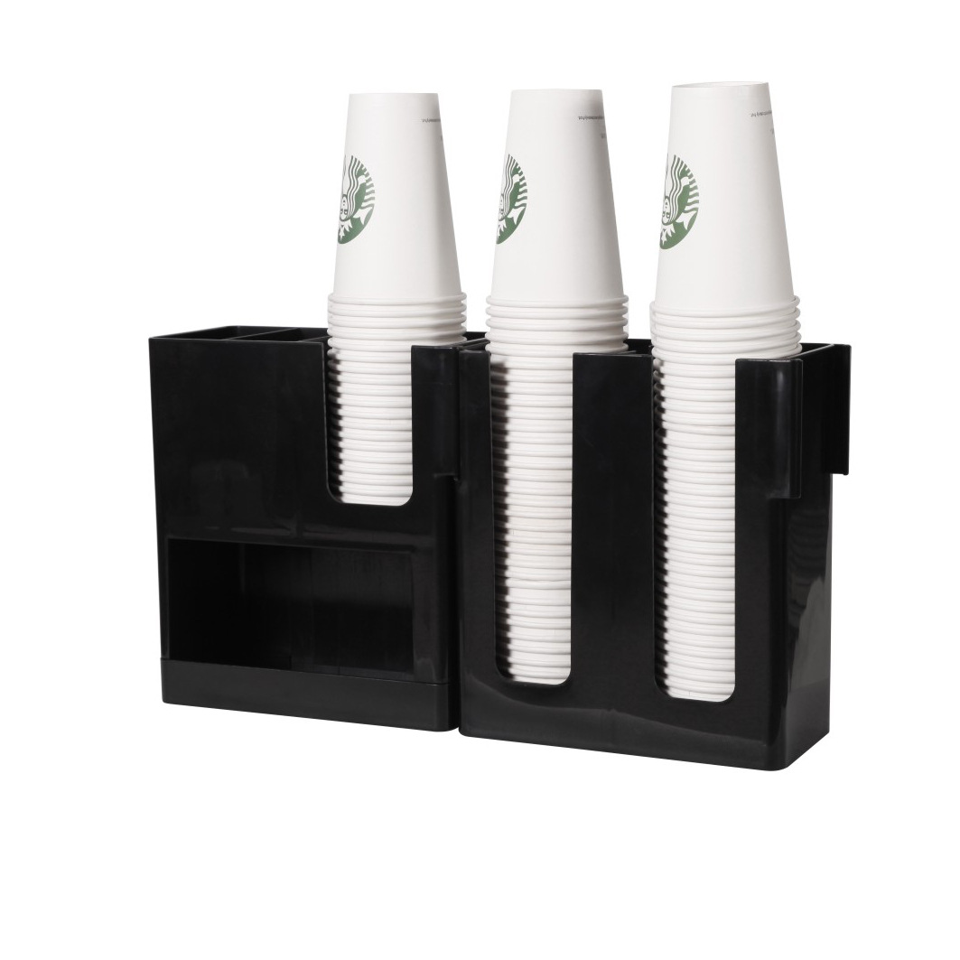 Paper Cup Holder Cup Puller Disposable Coffee Cup Holder Milk Tea Shop Supplies Storage Shelf Cup Dispenser Cup Lid Straw Box