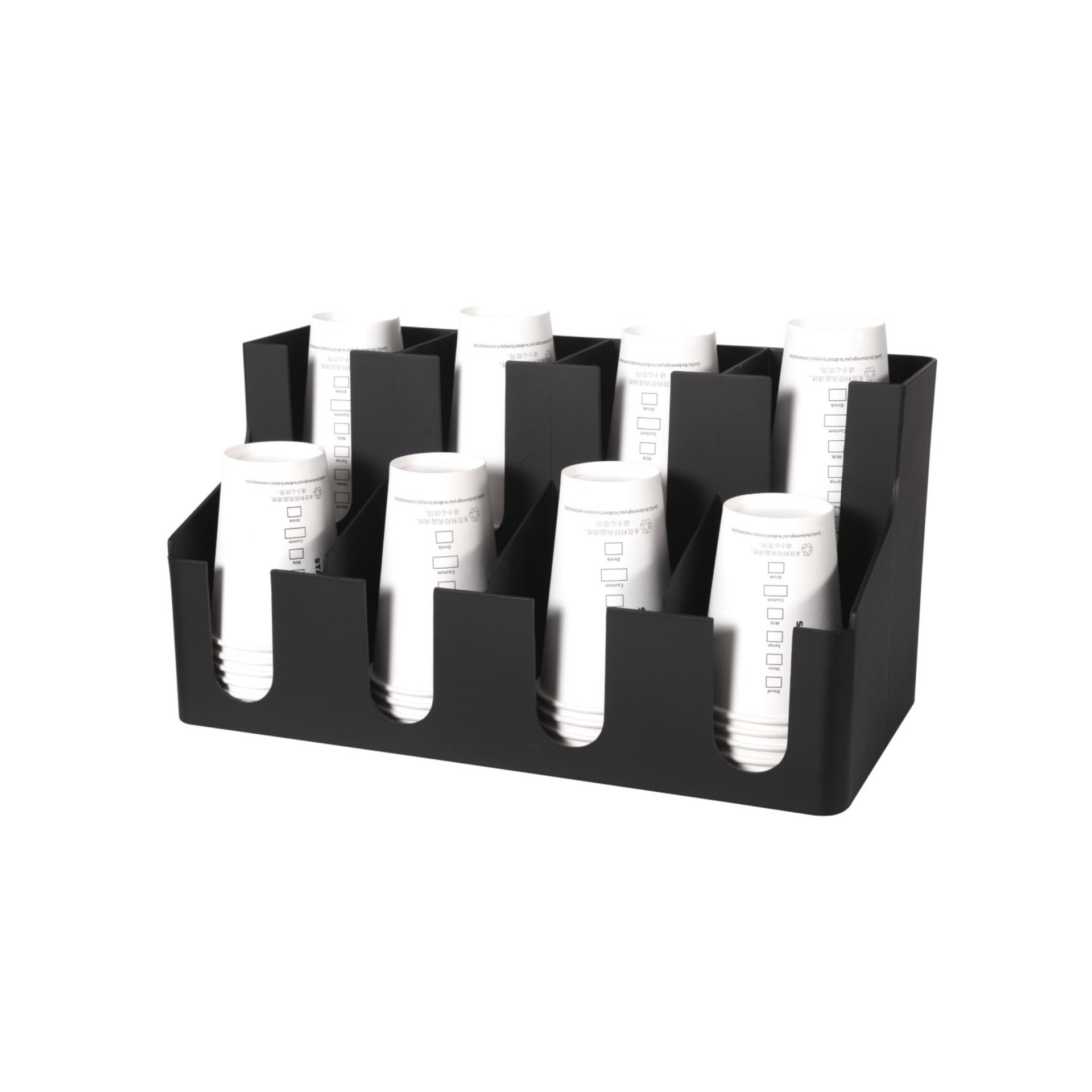 Paper Cup Holder Cup Puller Disposable Coffee Cup Holder Milk Tea Shop Supplies Storage Shelf Cup Dispenser Cup Lid Straw Box