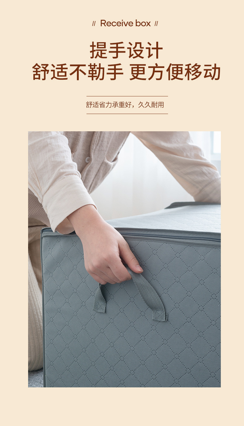 3506 Cotton Quilt Buggy Bag Non-Woven Fabric Clothes Organizer Bag Clothes Packing Bag Household Quilt Bag Dustproof Bag