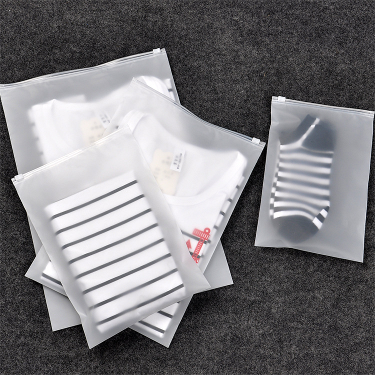 Transparent Frosted travel packing bag, luggage and clothing packing, sealed bag, thickened 22 silk