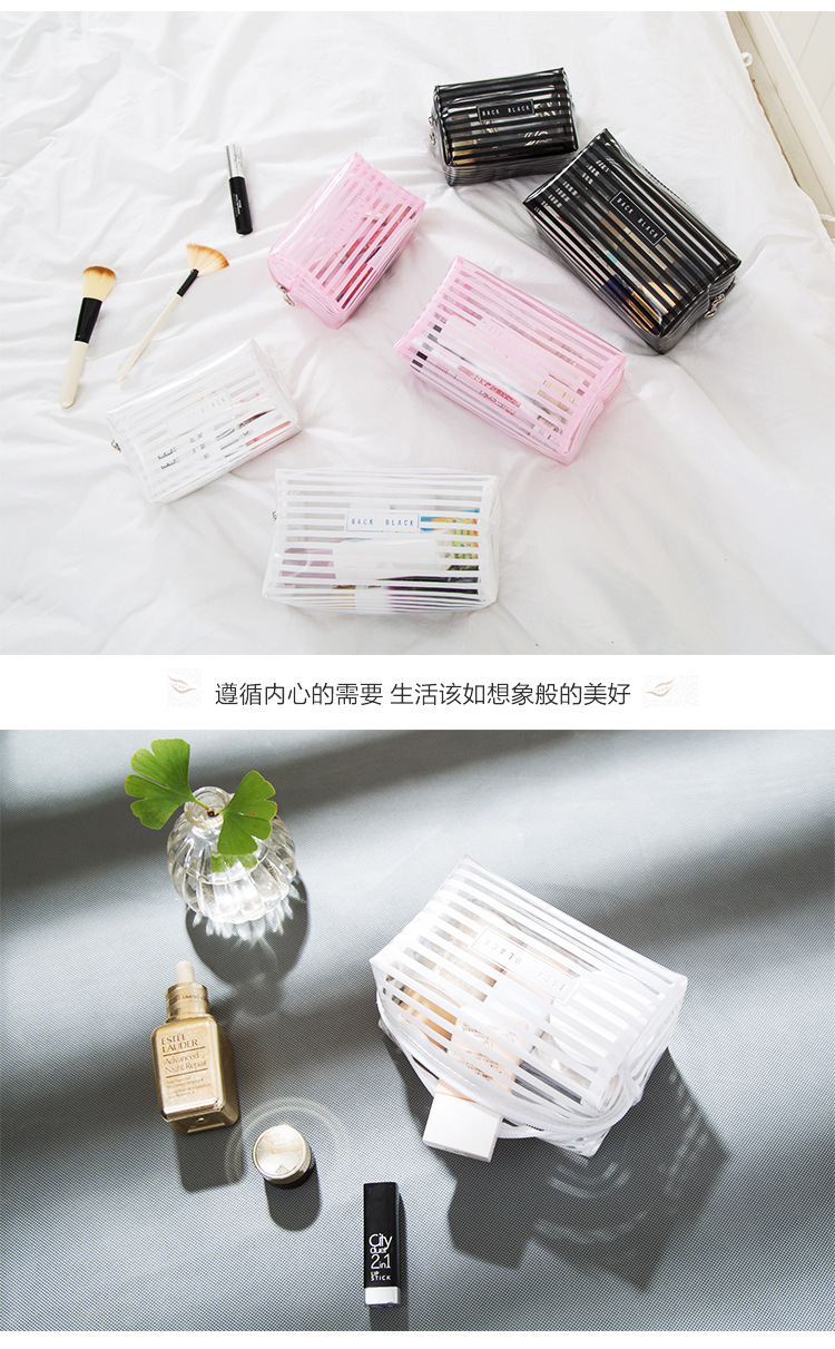 travel packing bag washing gargle bag male makeup bag holding bag female waterproof PVC portable finishing bag