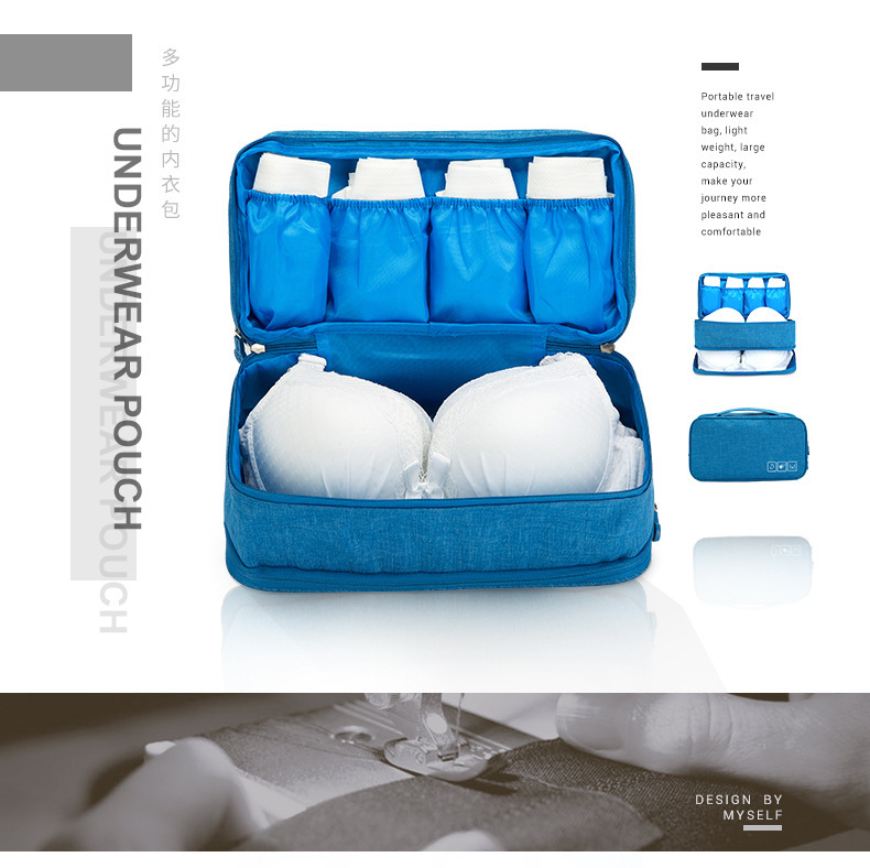 Cationic bra bag Multi-functional portable travel packing bag Travel underwear packing bag Cationic bra bag Multi-functional portable travel packing bag Travel underwear packing bag