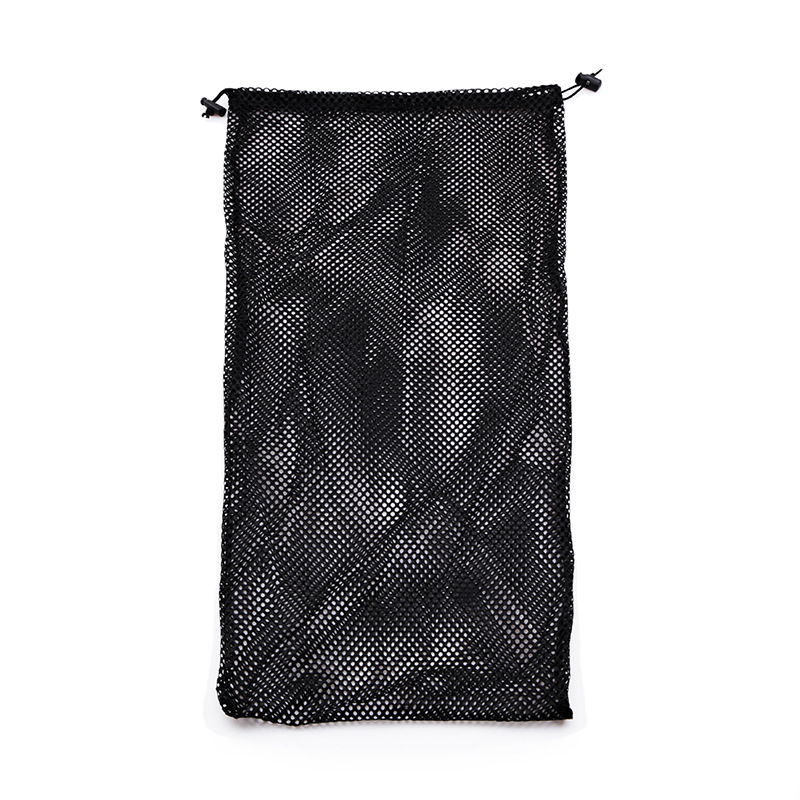 Flippers Matching Packing Bag Flippers Storage Nylon Mesh Bag Portable QuickDrying Mesh Drawstring Drawstring Pocket