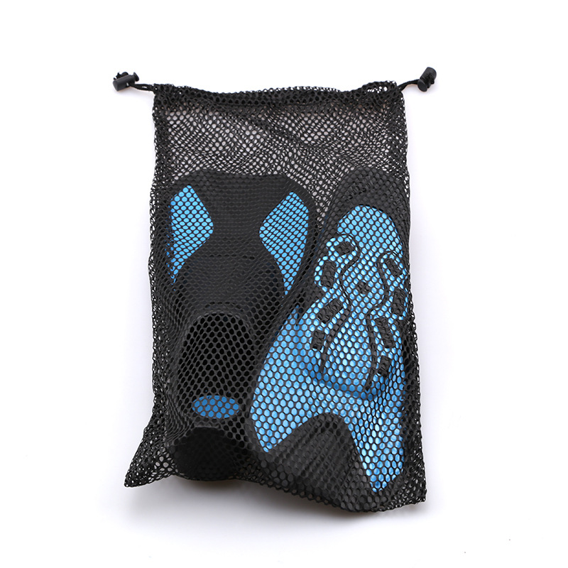 Flippers Matching Packing Bag Flippers Storage Nylon Mesh Bag Portable QuickDrying Mesh Drawstring Drawstring Pocket Flippers Matching Packing Bag Flippers Storage Nylon Mesh Bag Portable QuickDrying Mesh Drawstring Drawstring Pocket