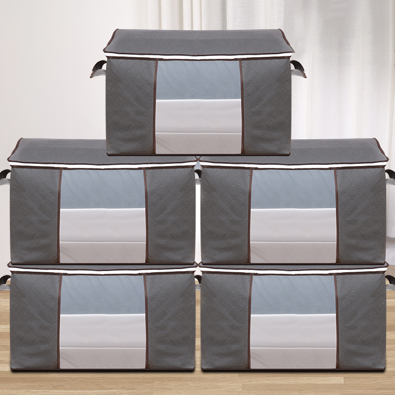 Quilt Buggy Bag Storage Bag Moving Packing Bag Clothes Organizing Folders Clothes Luggage Bag Non-Woven Quilt Storage