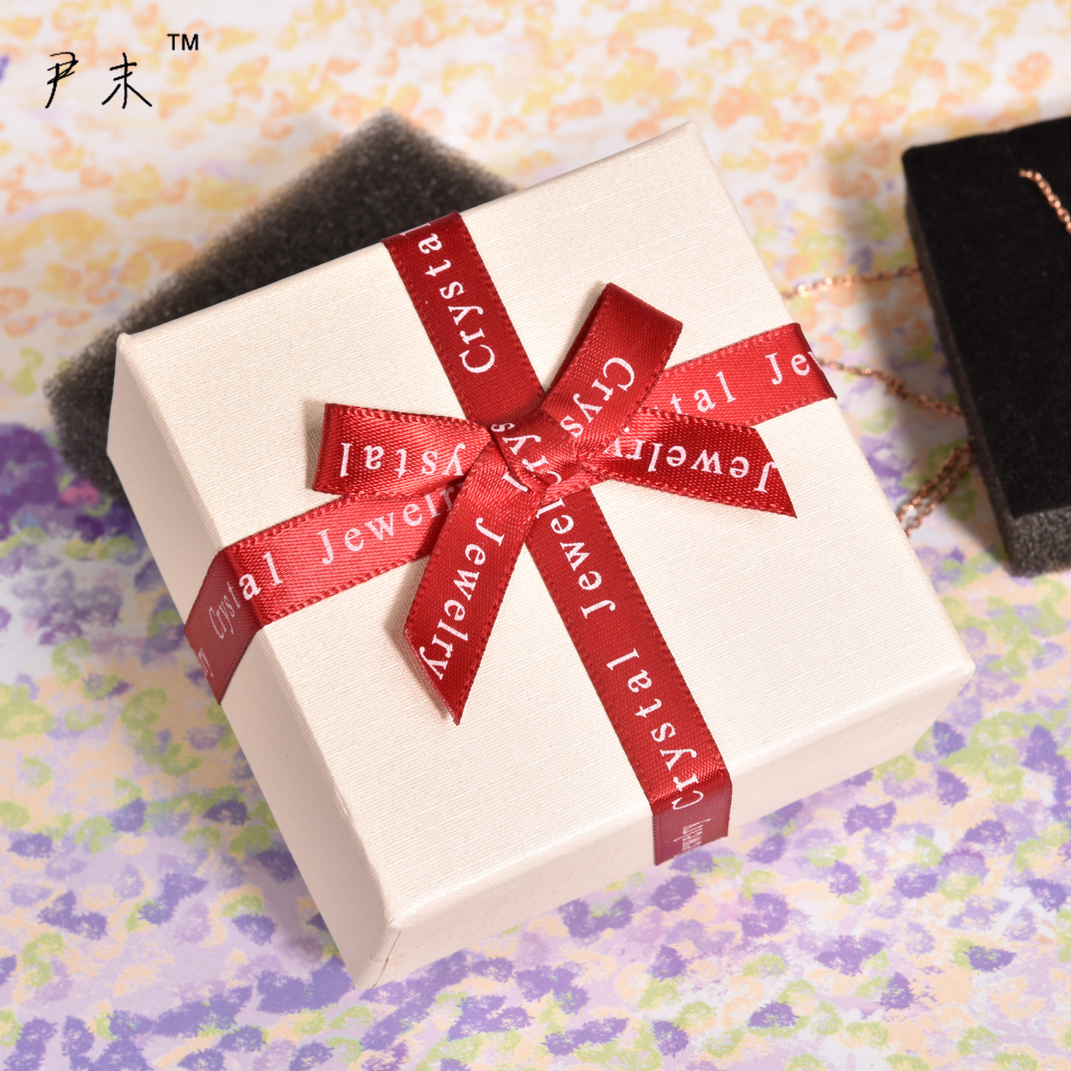 Hot Sale Creative Kraft Paper Ring Box Jewelry Bow Packing Box Heaven and Earth Cover Carton Customized Gift Box Wholesale