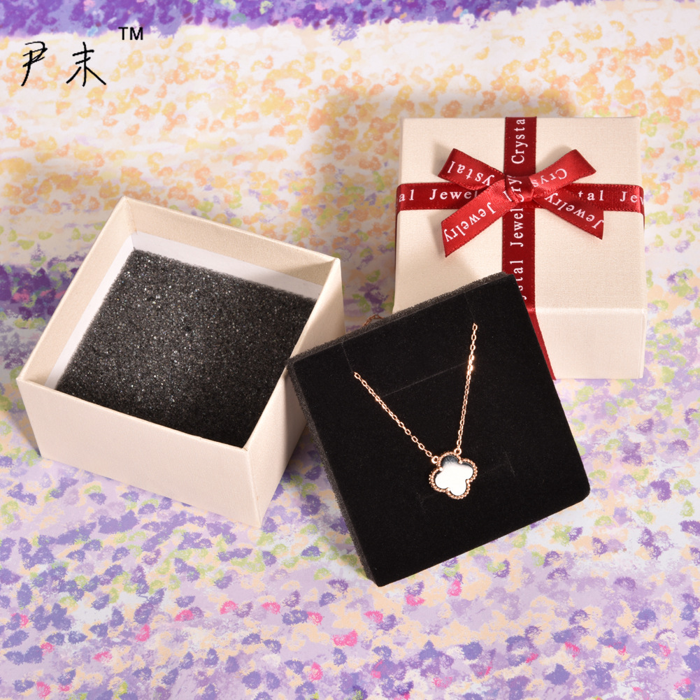 Hot Sale Creative Kraft Paper Ring Box Jewelry Bow Packing Box Heaven and Earth Cover Carton Customized Gift Box Wholesale Hot Sale Creative Kraft Paper Ring Box Jewelry Bow Packing Box Heaven and Earth Cover Carton Customized Gift Box Wholesale
