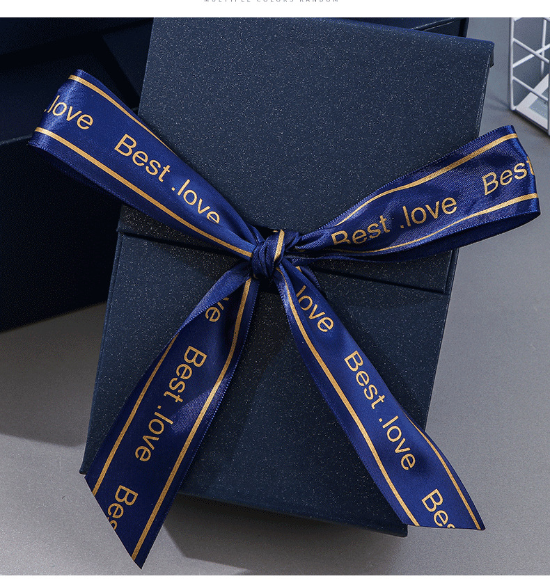 Exquisite Belt Lipstick Perfume Cosmetics Packing Box Blue Double Open Gift Box Wedding Towel Gift Box Exquisite Belt Lipstick Perfume Cosmetics Packing Box Blue Double Open Gift Box Wedding Towel Gift Box