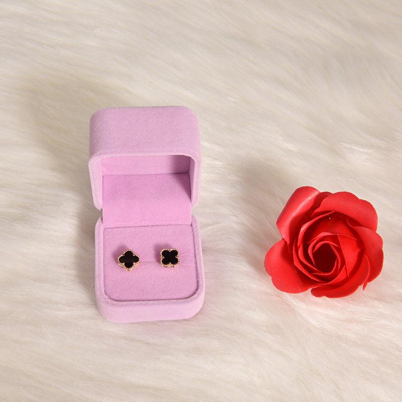 Popular Flannelette Ear Studs and Ring Box Chinese Valentine's Day Necklace Pendant Gift Box Flocking Rounded Packing Box Customized Wholesale Popular Flannelette Ear Studs and Ring Box Chinese Valentine's Day Necklace Pendant Gift Box Flocking Rounded Packing Box Customized Wholesale