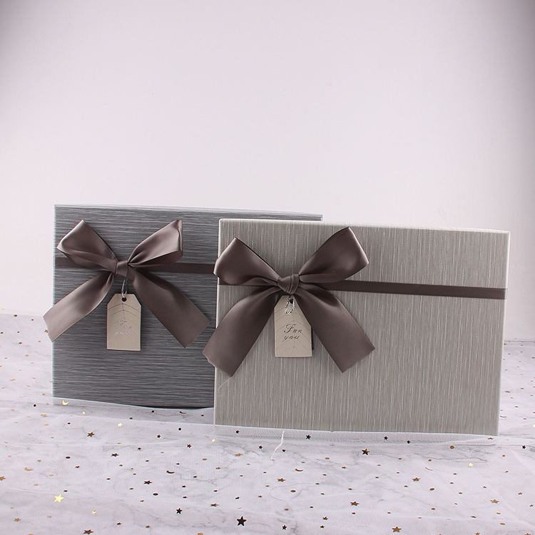 Rectangular Birthday Gift Packing Box Korean Style Clothes Gift Box Gift Box TikTok Exquisite Gift Box Empty Box