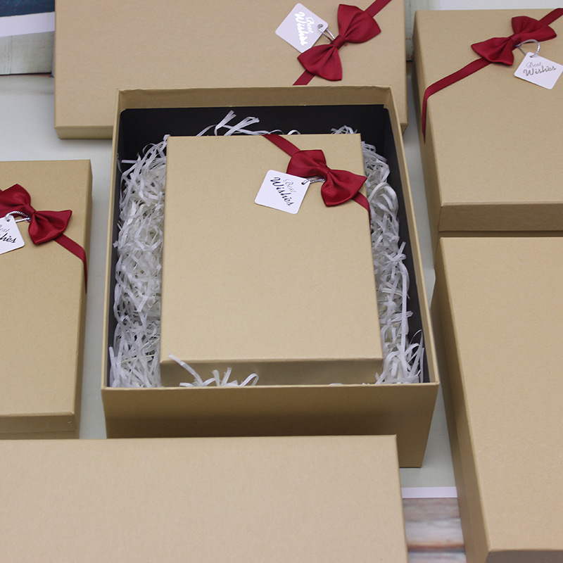 Gift Packing Box Simple Korean Style Rectangular Large Gift Box Exquisite Creative Birthday Gift Clothes Packaging