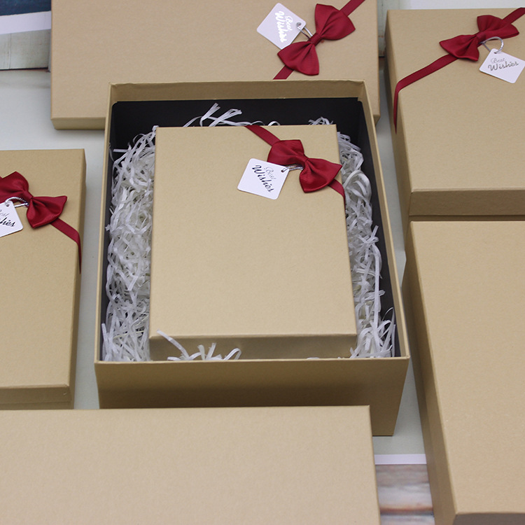 Gift Packing Box Simple Korean Style Rectangular Large Gift Box Exquisite Creative Birthday Gift Clothes Packaging