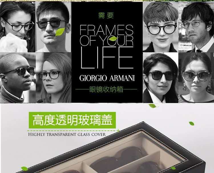 Eyeglasses Packing Box Jewelry Storage Box Single Layer 8-Bit Double Layer 12-Bit Three Layer 18-Bit 6+3 Watch Glasses Storage Box