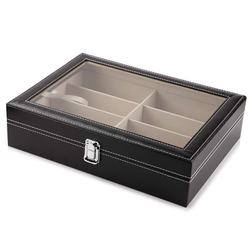 Eyeglasses Packing Box Jewelry Storage Box Single Layer 8-Bit Double Layer 12-Bit Three Layer 18-Bit 6+3 Watch Glasses Storage Box