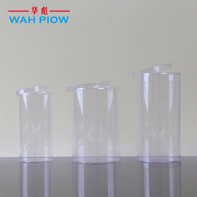 [Spot Supply] Transparent Plastic Packaging Cylinder PVC Packing Box Cylinder Packing Box Cylinder Spot