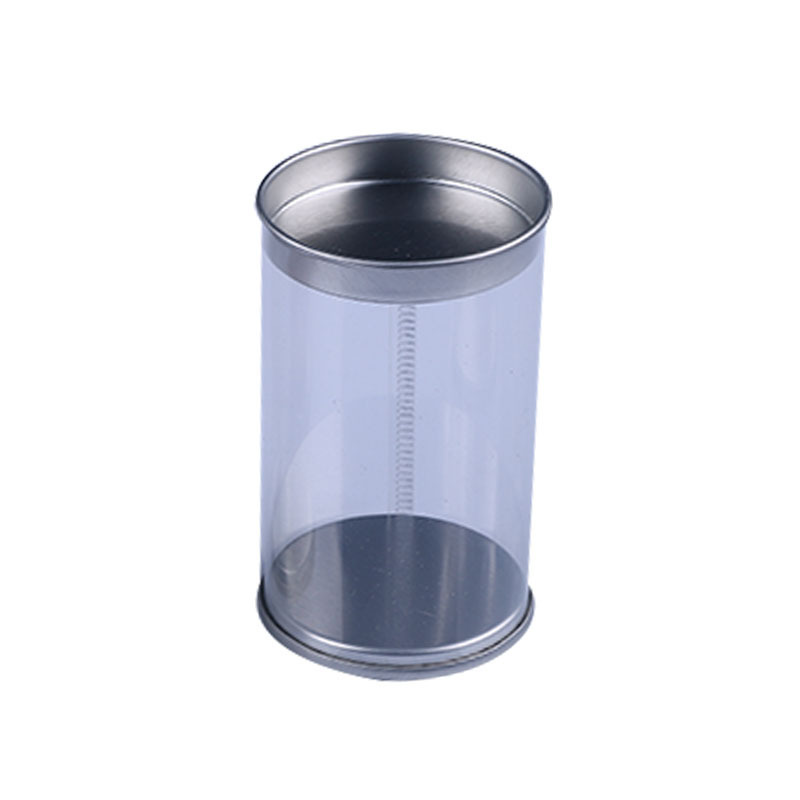 Powder Puff Tube Gourd Powder Puff Packaging Tube PVC Cylinder Storage Container Tinplate Cylinder