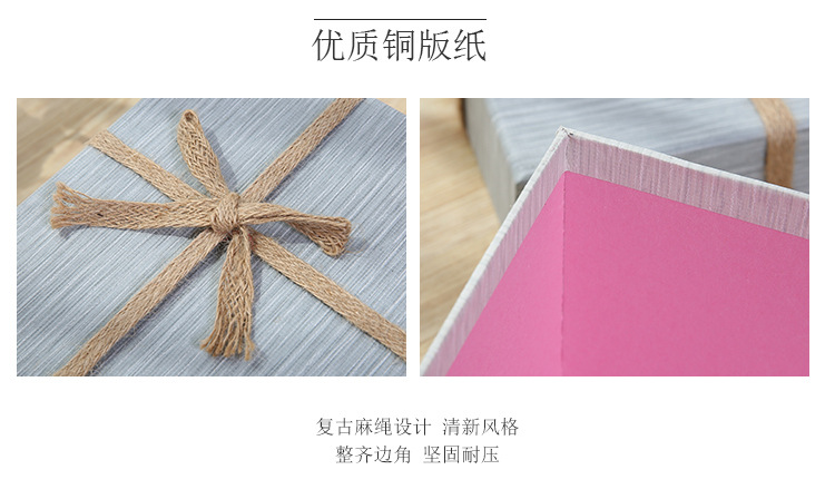 Gift Box Large Sized Creative TikTok Birthday Women's Packing Box Hand Gift Box Customed Box Exquisite Korean Style Gift Box