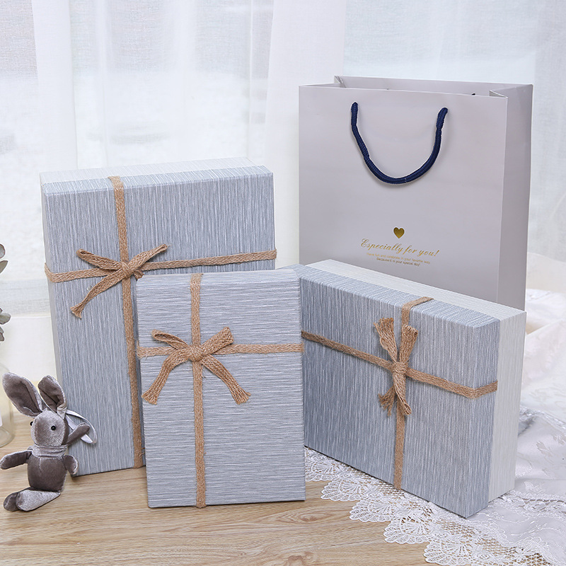 Gift Box Large Sized Creative TikTok Birthday Women's Packing Box Hand Gift Box Customed Box Exquisite Korean Style Gift Box