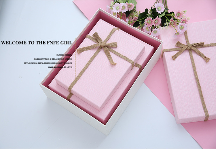 Gift Box Large Sized Creative TikTok Birthday Women's Packing Box Hand Gift Box Customed Box Exquisite Korean Style Gift Box