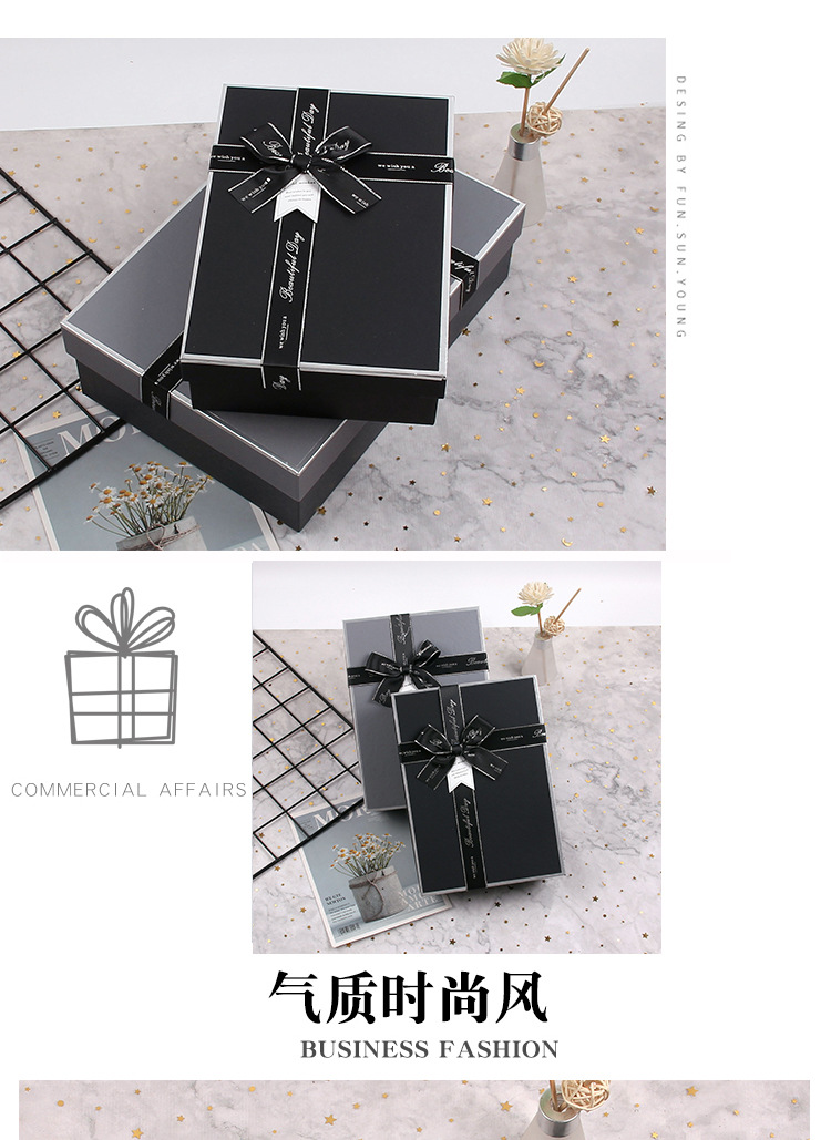 Factory in Stock Creative Valentine's Day Gift Box Exquisite Hand Companion Gift Box Shaver Belt Tiandigai Packing Box