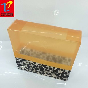 Cosmetic packaging box transparent PVC folding box custom Cosmetic packaging box transparent PVC folding box custom