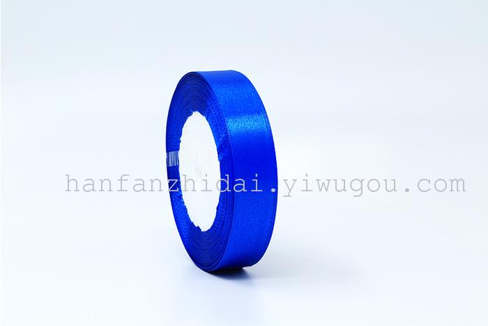 Sapphire Blue  Satin Ribbon Party Car Decorative Ribbons Hair Accessories Ribbons DIY Handmade Materials