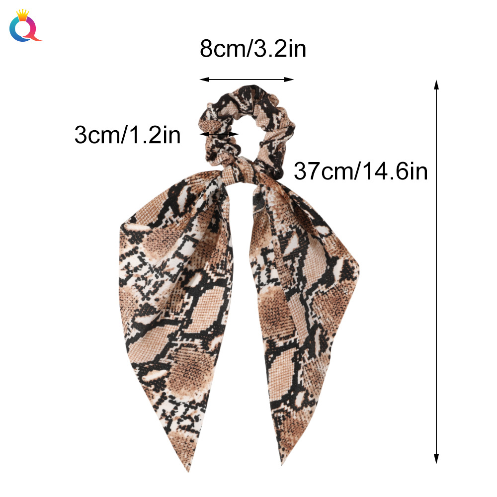Qiyue European and American New Knot Ribbon Satin Large Intestine Ring Monochrome Silky Square Scarf Hair Ring Women's Ponytail Tie Hair Qiyue European and American New Knot Ribbon Satin Large Intestine Ring Monochrome Silky Square Scarf Hair Ring Women's Ponytail Tie Hair