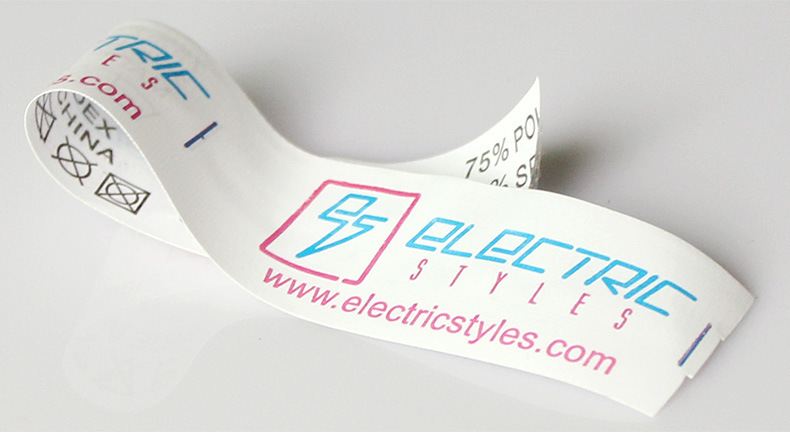Hot Melt Adhesive Ribbon Label Clothing Collar Lable Customized Mark Satin Cloth Label Clothes Sewn-in Label Can Be Sewed and Hot Free Shipping