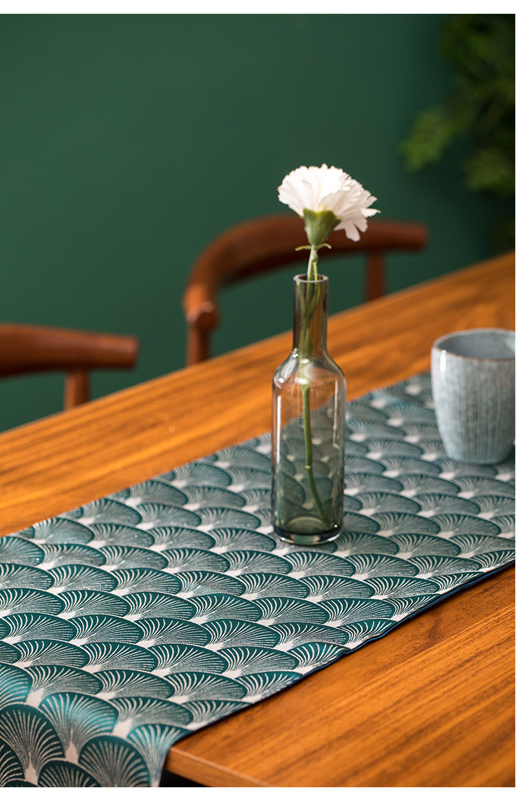 New Chinese Style Table Runner Jacquard Ribbon Tassel Satin Jacquard Fabric Peacock Open Screen National Fashion Graphic Tea Mat Factory Direct Supply New Chinese Style Table Runner Jacquard Ribbon Tassel Satin Jacquard Fabric Peacock Open Screen National Fashion Graphic Tea Mat Factory Direct Supply
