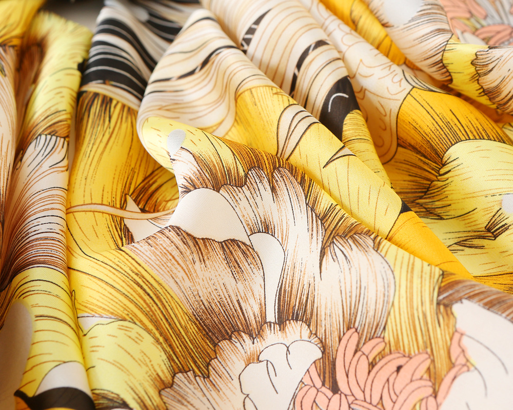 Spring and Summer New Satin Big Fish Begonia Silk Scarf Small Long Thin Narrow Hair Band Female All-Match Scarf Ribbon Belt Skirt Spring and Summer New Satin Big Fish Begonia Silk Scarf Small Long Thin Narrow Hair Band Female All-Match Scarf Ribbon Belt Skirt