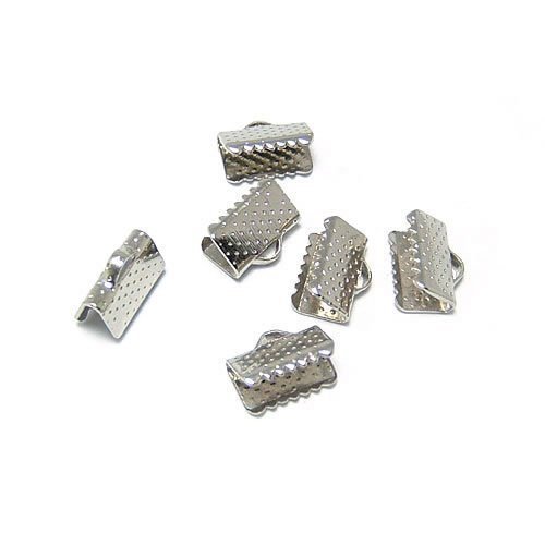 DIY Decorations Material Accessories Horse's Mouth Clip Horse Mouth Clamp Clip Clasp Satin Ribbon Clip Leather Rope Clip Metal Accessories Batch